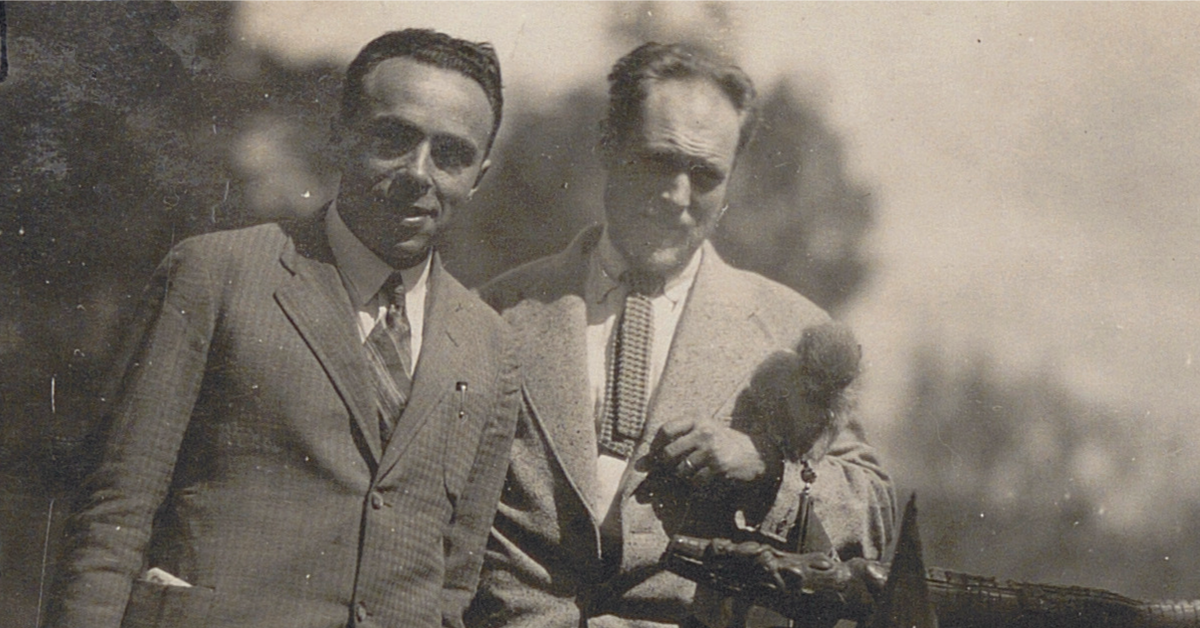 Cestovatel&eacute; Franti&scaron;ek Vladim&iacute;r Foit a Jiř&iacute; Baum